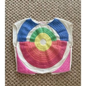 Mara Hoffman embroidered linen top